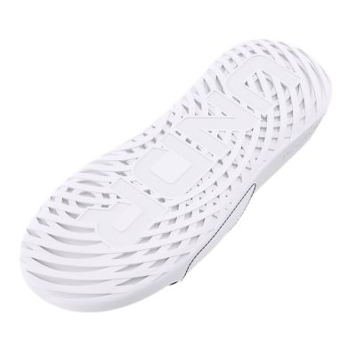 4. Męskie klapki basenowe Under Armour UA Ignite Select Białe - 3027219-100