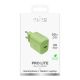 2. Ładowarka sieciowa Puro Pro Lite 30W USB-C  - zielona