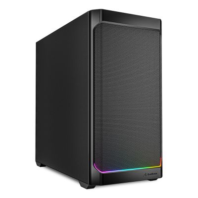 5. Sharkoon MK4 RGB Strip Micro Tower Czarny