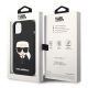 8. Etui Karl Lagerfeld Silicone Karl's Head MagSafe na iPhone 14 Plus - czarne