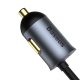 5. Ładowarka samochodowa Baseus Share Together 120W wieloportowa 2x USB-A + 2x USB-C - szara