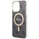 5. Etui Guess 4G MagSafe na iPhone 14 Pro Max - czarne