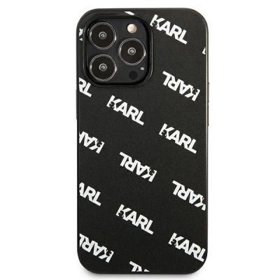 3. Etui Karl Lagerfeld Allover na iPhone 13 Pro / iPhone 13 - czarne
