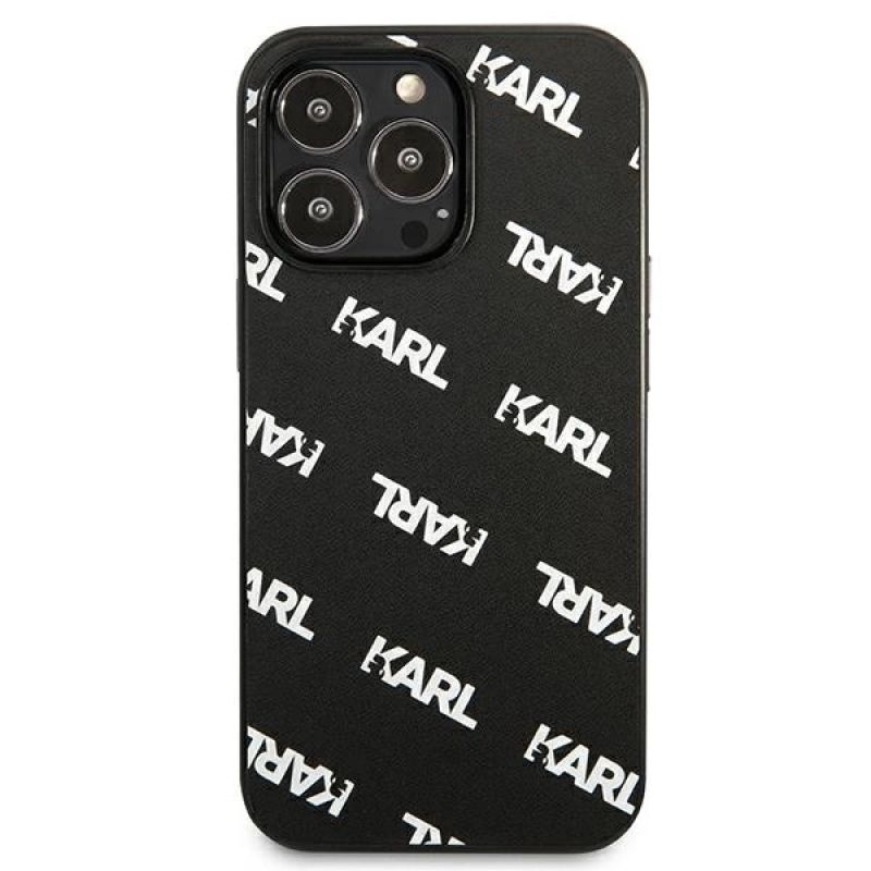 3. Etui Karl Lagerfeld Allover na iPhone 13 Pro / iPhone 13 - czarne