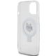 7. Etui Karl Lagerfeld Ring Stand Choupette Head MagSafe do iPhone 15 - białe