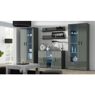 5. Witryna SOHO S6 2D2S szary/ szary połysk