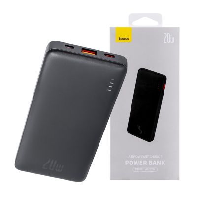 BASUES POWERBANK AIRPOW 10000MAH 20W (CZARNY)