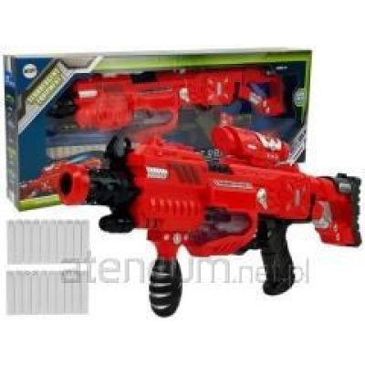 Pistolet Luminescencyjny Świeci w Ciemności Piankowe Naboje Dźwięk Zasięg 45m 8456 Lean Toys