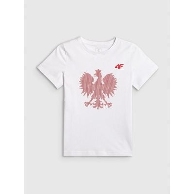 7. Koszulka kibica dziecięca 4F 4FJRMM00TTSHU4436-10S