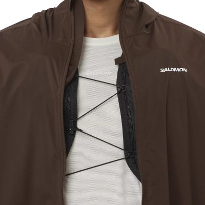 3. Salomon Sense Aero Wind JKT M LC2826900 Brązowe 2XL