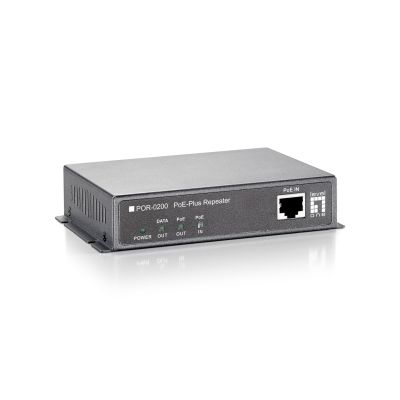 6. Wzmacniacz sygnału LevelOne PoE+ 1xPoE 100Mbps szary