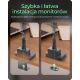 6. ICY BOX IB-MS702-T uchwyt / stojak do monitorów 144,8 cm (57") Biurko Czarny