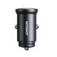 3. Mini ładowarka samochodowa Joyroom JR-CCN06 30W 2x USB-C metalowa - czarna