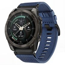 Pasek Tech-Protect Nylon Classic na Garmin Fenix 5X / 5X Plus / 6X / 6X Pro / 7X / 8 / 8 Pro / 9 / 9 Pro (51 mm) - granatowy