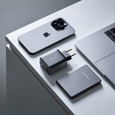 7. Intenso 7806510 adapter zasilający/ inwentor Wewnętrzna 65 W Czarny