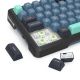 REDRAGON K724GBG-RGB-PRO Behemoth klawiatura USB + RF Wireless + Bluetooth Szary, Niebieski