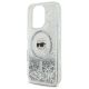 6. Etui Karl Lagerfeld Liquid Glitter Karl Head Magsafe na iPhone 16 Pro - przezroczyste