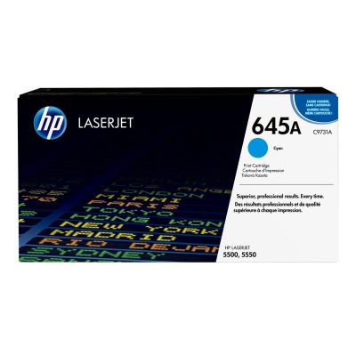 2. HP 645A oryginalny wkład z błękitnym tonerem LaserJet