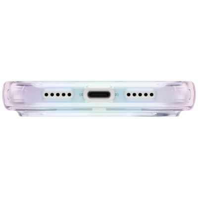 4. Etui UNIQ Iridescia Magclick Charging do iPhone 17 Pro - wielokolorowe
