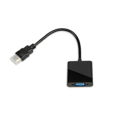 3. Adapter IBOX IAHV01 (HDMI M - D-Sub (VGA) F; 1m; kolor czarny)