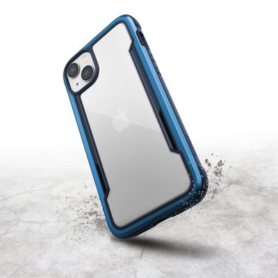 9. Raptic X-Doria Shield Case etui iPhone 14 Plus pancerny pokrowiec niebieski