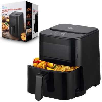 2. Extralink HOME AIR FRYER 5.2L EU SJ-520 frytkownica Pojedyńczy 5,2 l Frytkownica na gorące powietrze Czarny