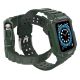 3. Pasek z etui ochronnym Protect Strap Band do Apple Watch 42 / 44 / 45 mm opaska obudowa pancerna - zielony