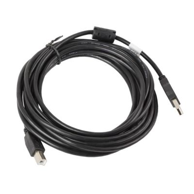 2. Kabel Lanberg CA-USBA-11CC-0050-BK (USB 2.0 typu A M - USB 2.0 typu B M; 5m; kolor czarny)