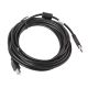 2. Kabel Lanberg CA-USBA-11CC-0050-BK (USB 2.0 typu A M - USB 2.0 typu B M; 5m; kolor czarny)