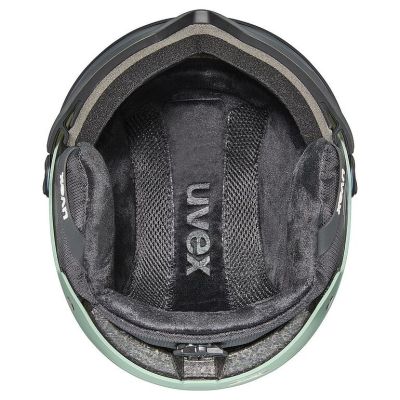 4. Kask narciarski UVEX Wanted Visor 58-61cm L zielony