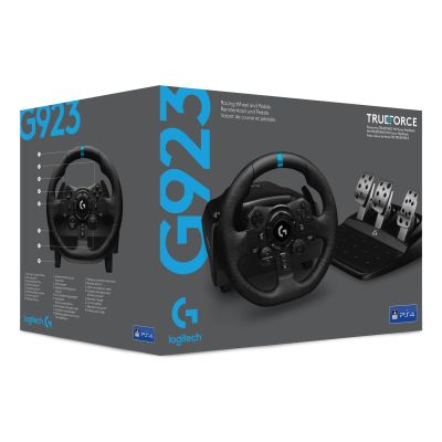 6. Logitech G G923 SE Czarny USB 2.0 Kierownica + pedały + joystick PC, PlayStation 4, PlayStation 5