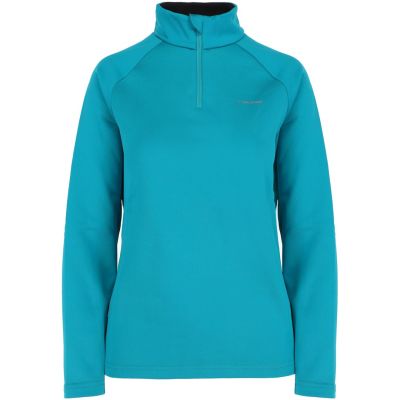 Bluza damska VIKING Jukon Half Zip turkusowa   L