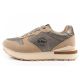 2. Lee Cooper buty sportowe sneakersy damskie modne wygodne wytrzymałe beżowe szare