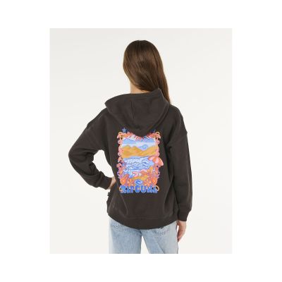 3. Bluza dziewczęca RIP CURL Sunshine Squad Hood - Girl czarna