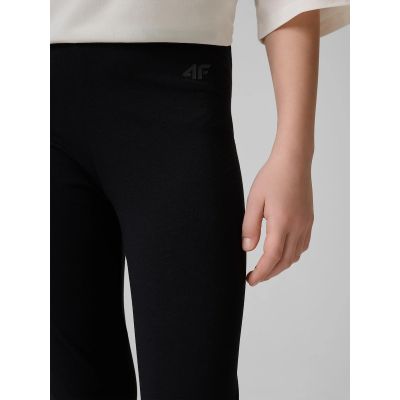 5. Legginsy dzianinowe dziewczęce 4F 4FJRMM00TTIGF316-20S