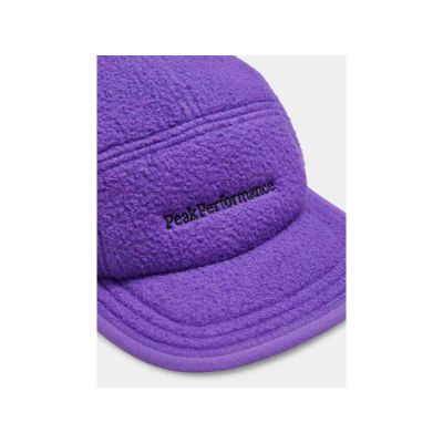 3. Czapka z daszkiem Peak Performance Fleece Cap fioletowy