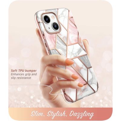2. Etui Supcase Cosmo na iPhone 14 Plus - różowy marmur
