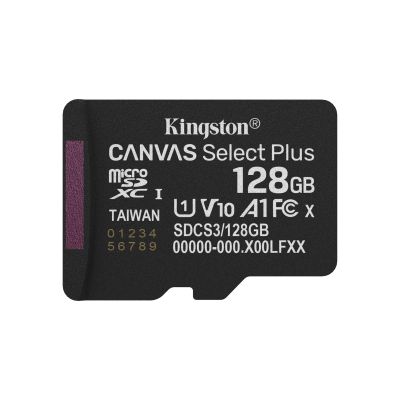 3. KINGSTON microSDXC 128GB Canvas Select Plus 3 + ADP