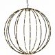 22. LAMPA SOLARNA WISZĄCA KULA 30CM 120 LED CIEPŁY BIAŁY