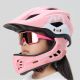 3. Kask rowerowy Rockbros TT-32001 Rabbit dziecięcy z odpinaną szczęką rozmiar S (48-52) - różowy