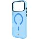 6. Etui BMW Sign Frosted IML & Metal Logo MagSafe na iPhone 18 Pro Max / 17 Pro Max - niebieskie