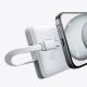 17. Powerbank Baseus Airpow Lite 10000mAh 22,5W z wbudowanymi kablami USB-C i Lightning - biały