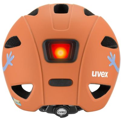 3. Kask rowerowy dziecięcy uvex oyo style monster papaya matt 50-54