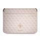 Pokrowiec na laptopa Guess 4G Big Logo Sleeve - różowy