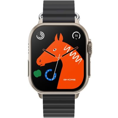 2. Smartwatch Męski RUBICON RNCF17 Tytan/Black SMARUB268