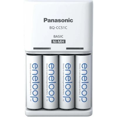 3. ŁADOWARKA PANASONIC BASIC + 4x AA ENELOOP 2000 mAh