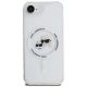 3. Etui Karl Lagerfeld IML Metal Karl & Choupette Heads MagSafe na iPhone 16e - białe