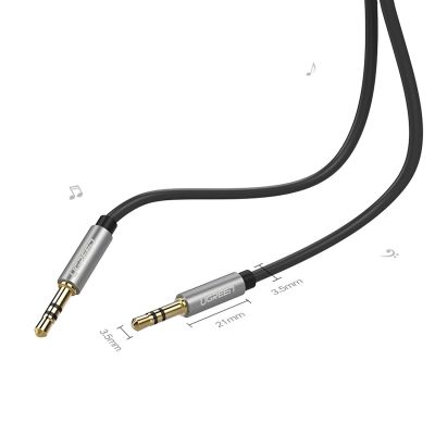 11. Kabel Ugreen AV119 10736 audio mini jack 3,5mm / mini jack 3,5mm 3m - czarny