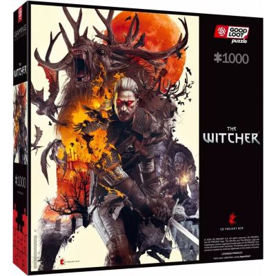 5. Puzzle Good Loot: The Witcher - Monsters, 1000 elementów