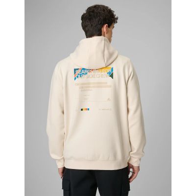 2. Bluza dresowa regular z kapturem męska 4F 4FRSS26TSWSM2894-12S